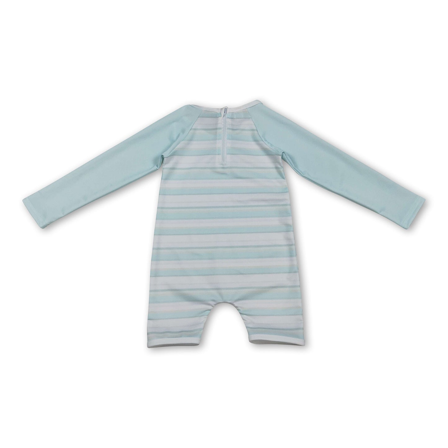 Langärmeliger gestreifter Baby Jungen Badeanzug