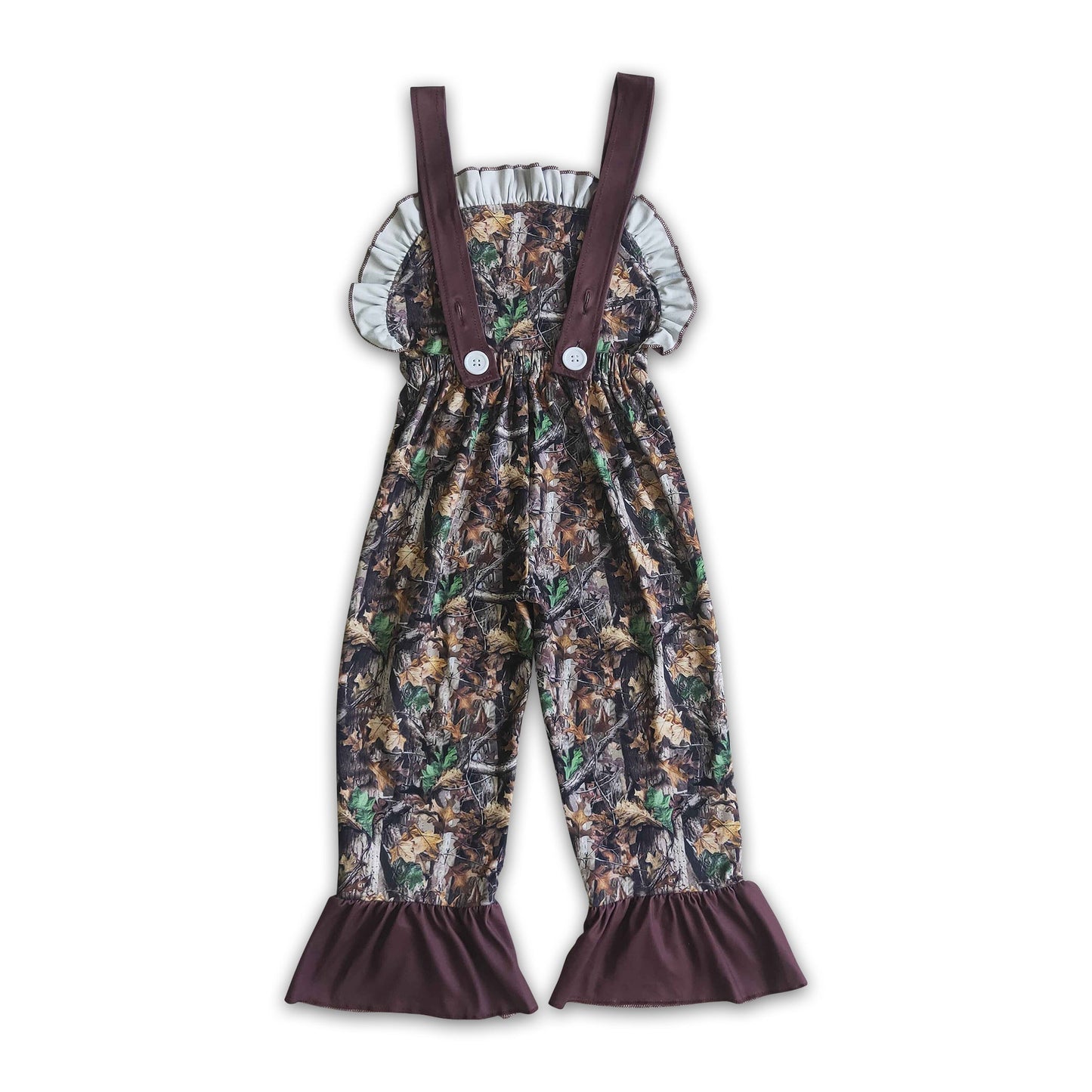Hirschprint-Tarnmuster langärmeliger Kinder-Overall für den Herbst