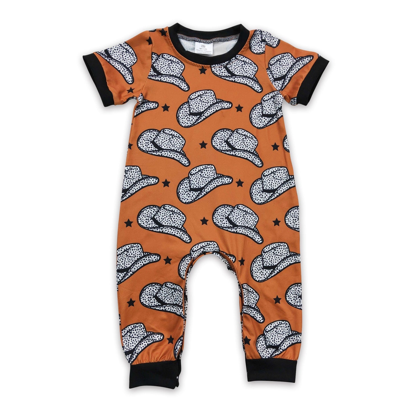 Hüte kurze Ärmel Baby Kinder Sommer Western Strampler