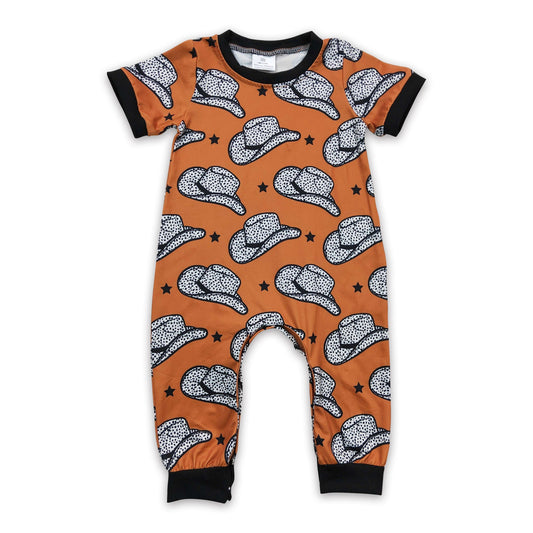 Hüte kurze Ärmel Baby Kinder Sommer Western Strampler