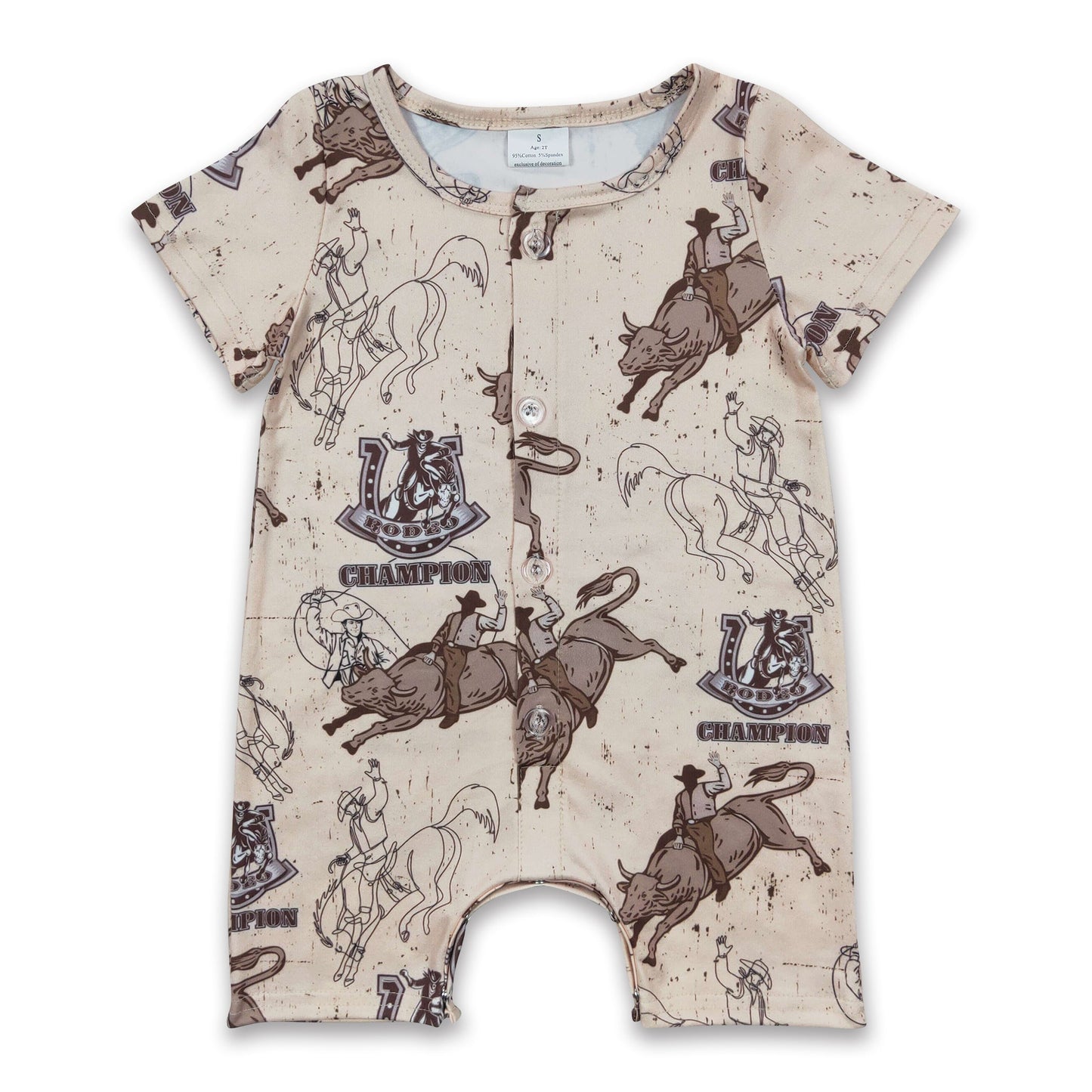 Champion Pferderodeo Baby Jungen Western-Strampler