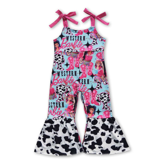 Western-Cowbell-Bottom-Party-Mädchen-Jumpsuit