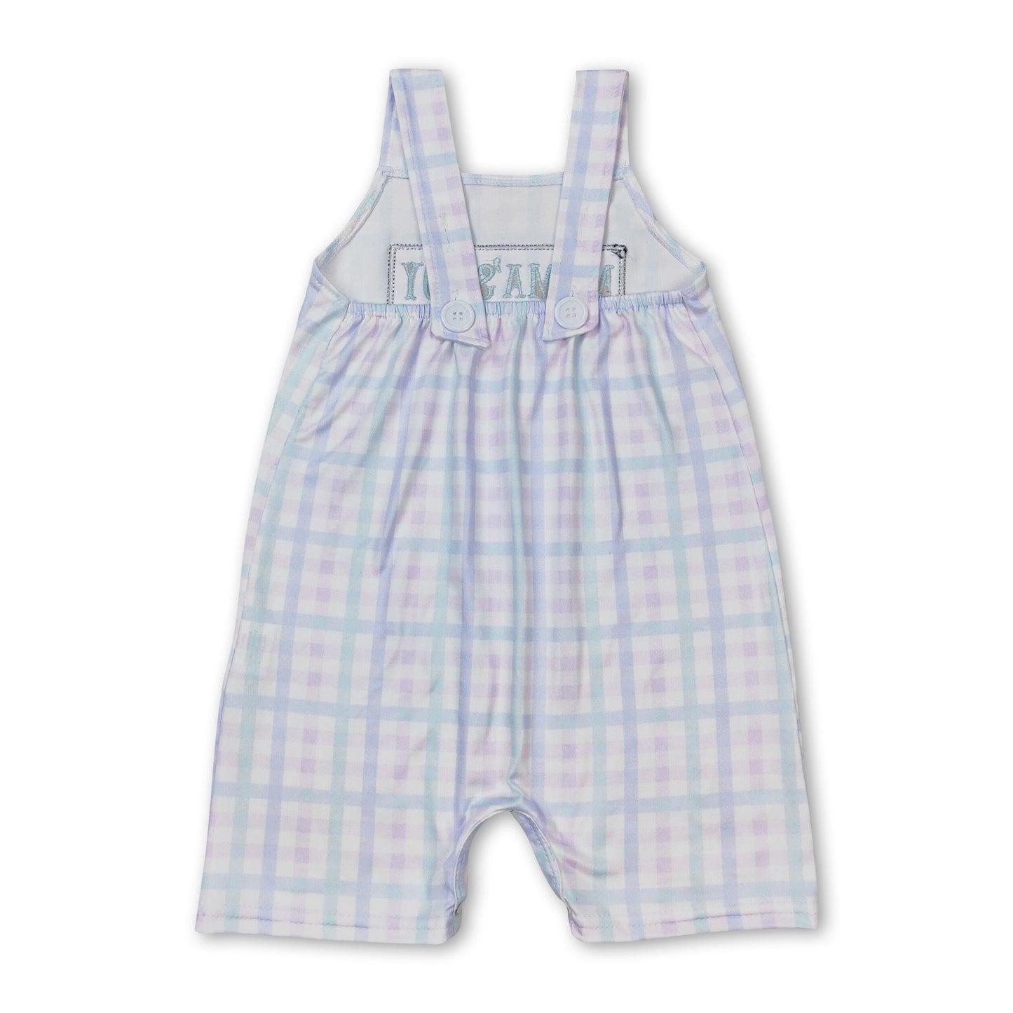 Mama's Boy karierter Baby-Strampler zum Muttertag