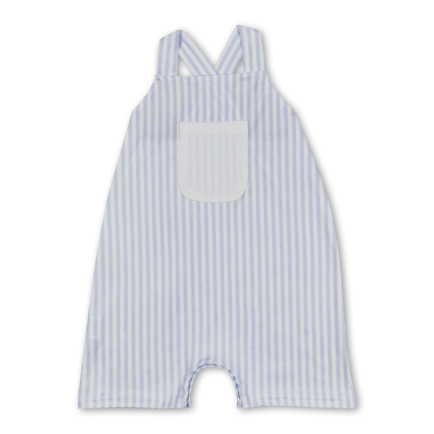 Strampler für Babyjungen, Sommer, gestreift, mit Taschen