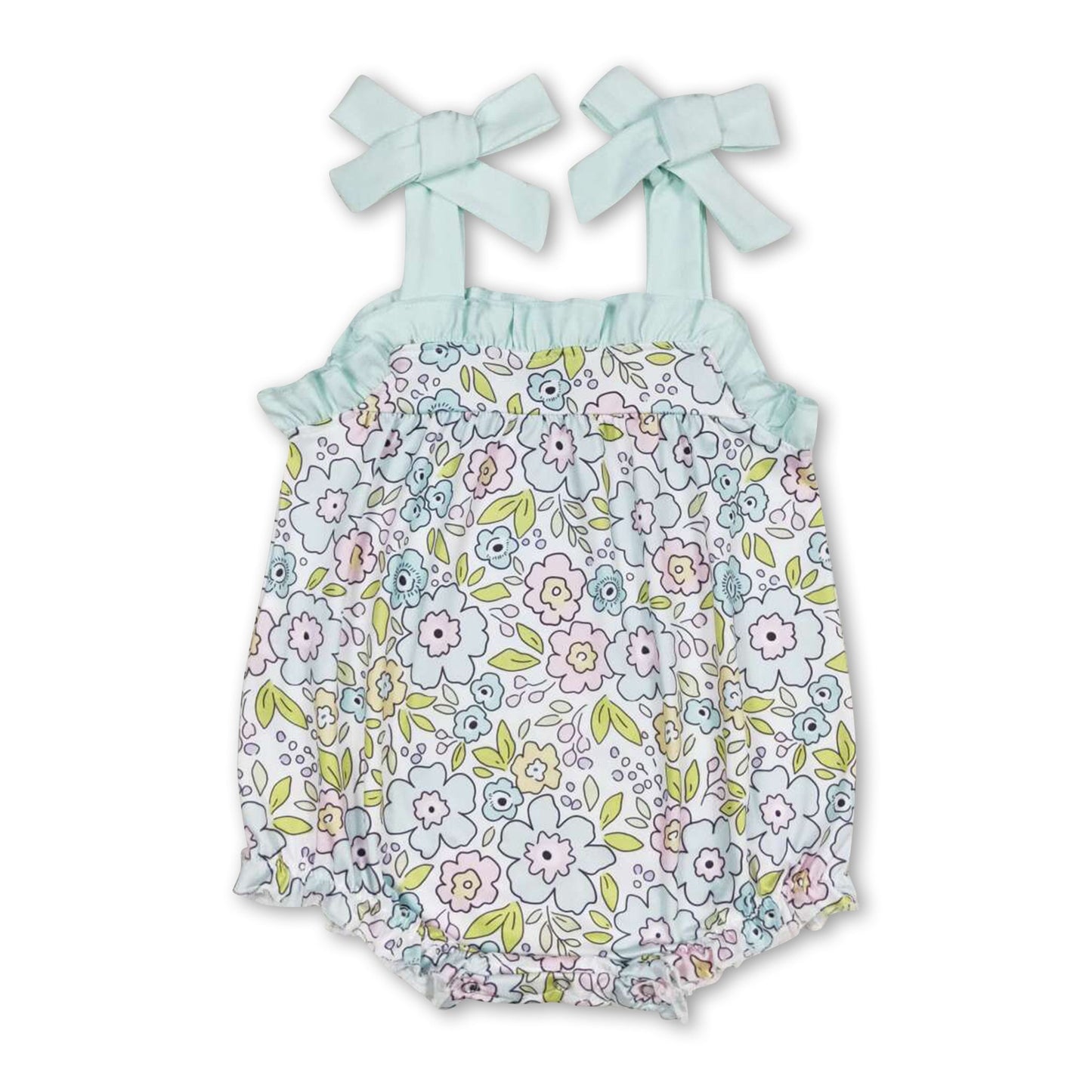 Träger geblümt Baby-Mädchen Frühling Sommer Strampler