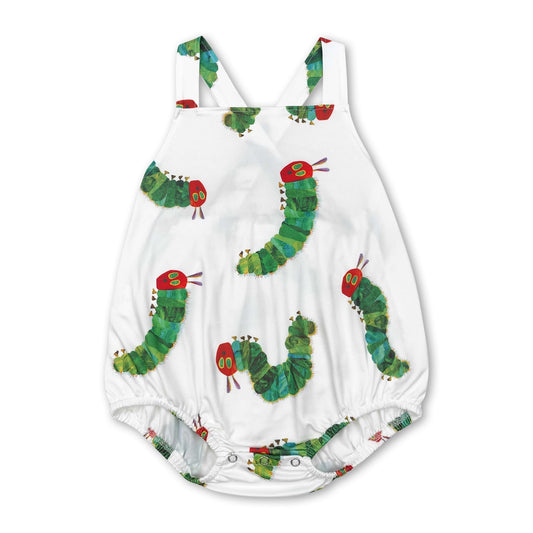 Strampler mit Trägern Raupe Baby Junge Sommer