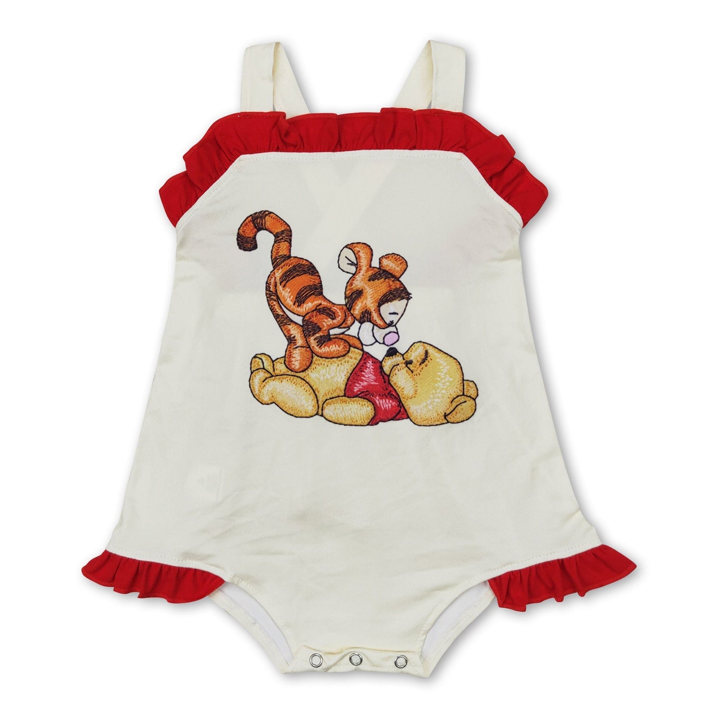 Gelbe Träger-Strampler für Baby-Mädchen mit Tasche