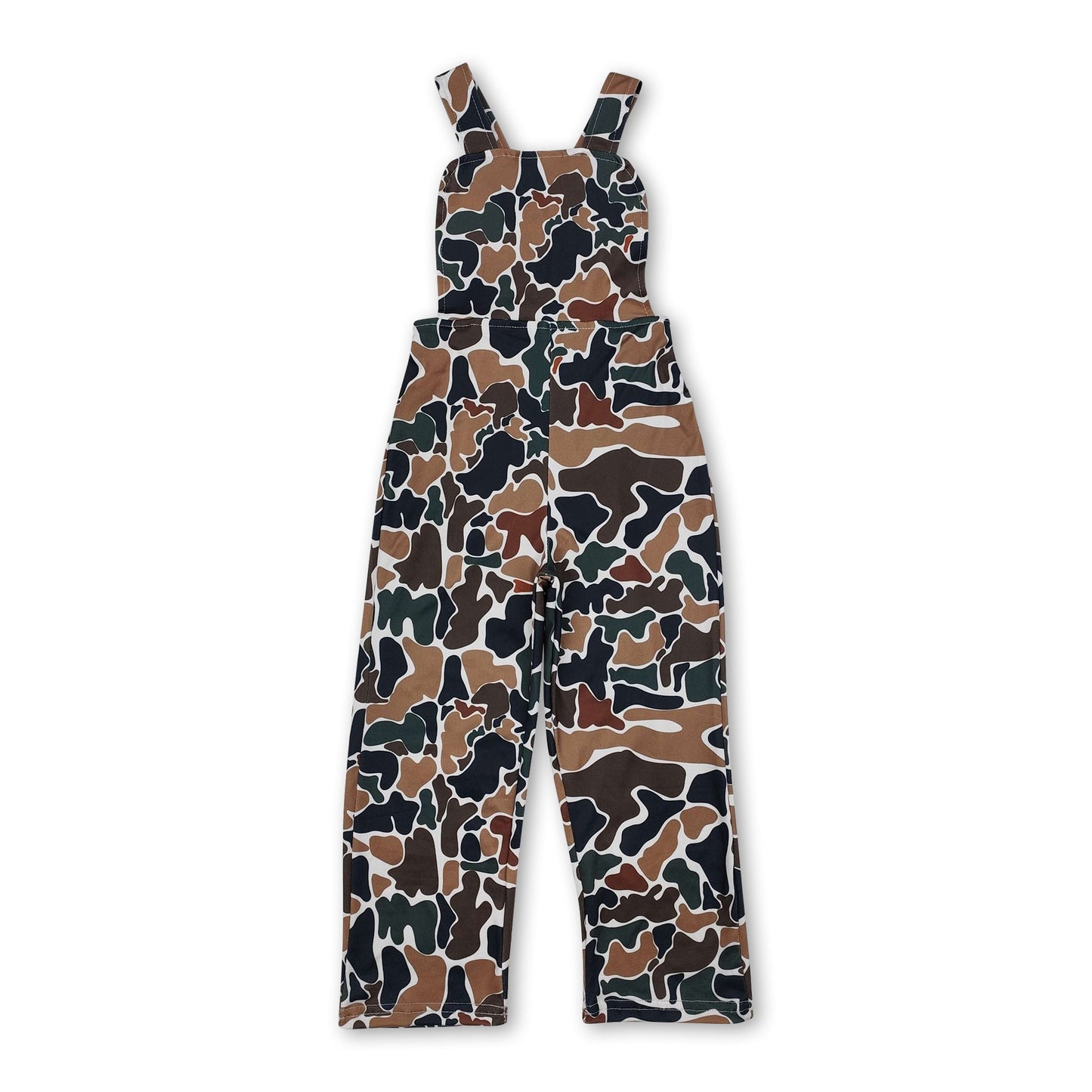 Trägerlatzhose dunkles Camo-Muster für Baby-Jungen, Jagd