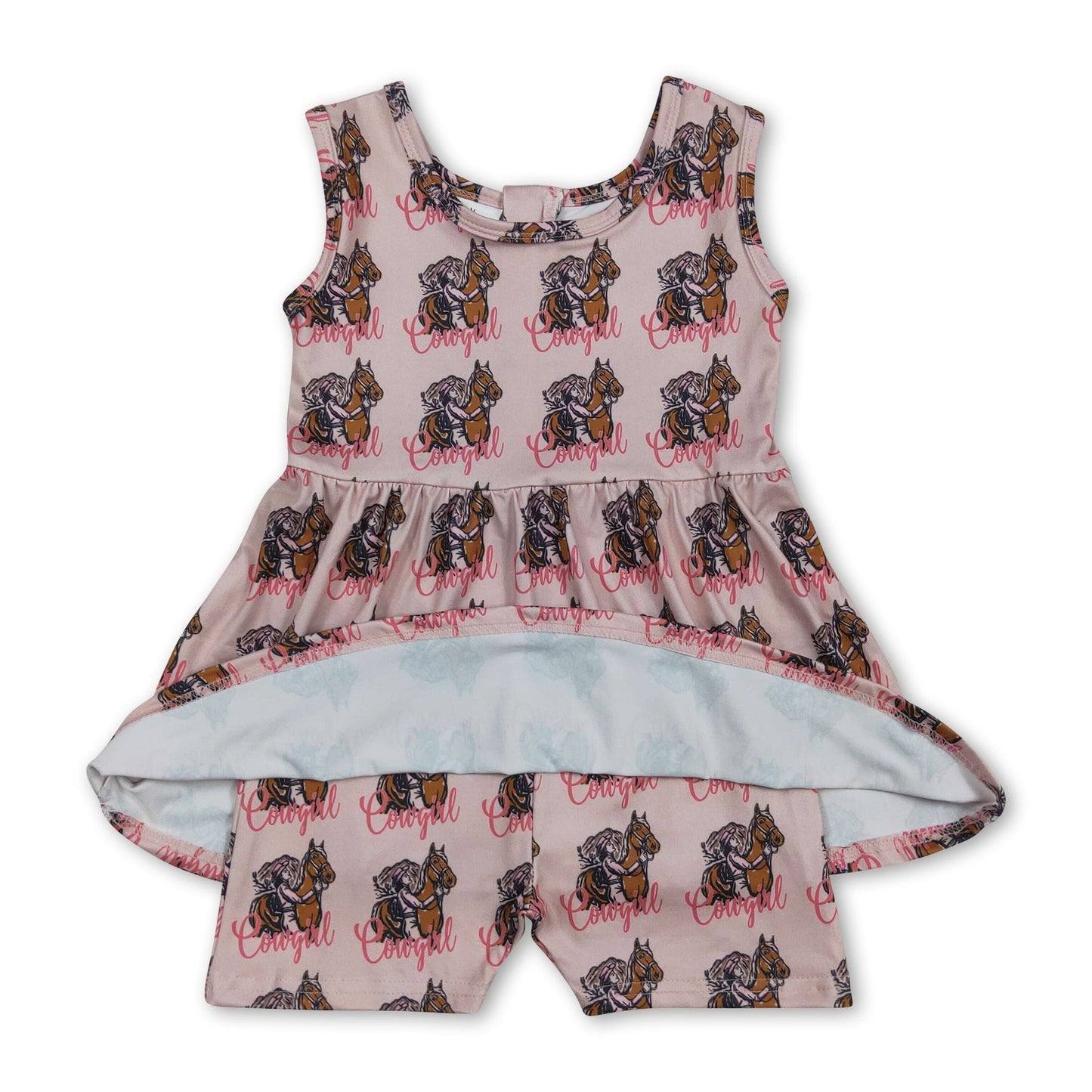 Cowgirl Rodeo Mädchen Sommer Western Overall