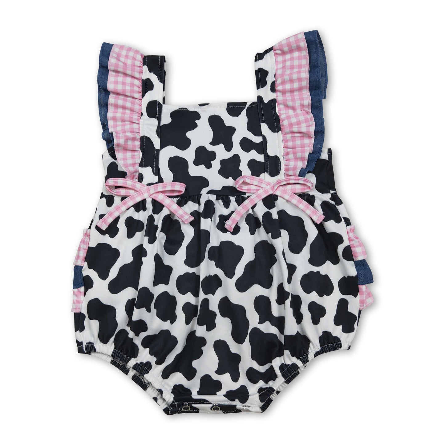 Strampler für Baby-Mädchen, Sommer, mit Volantärmeln und Rüschen