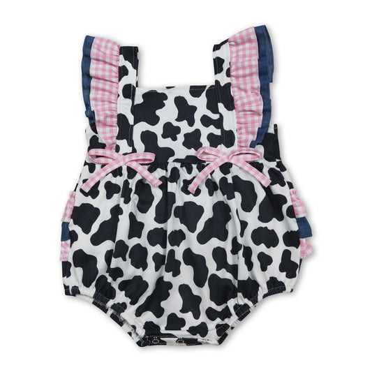 Strampler für Baby-Mädchen, Sommer, mit Volantärmeln und Rüschen