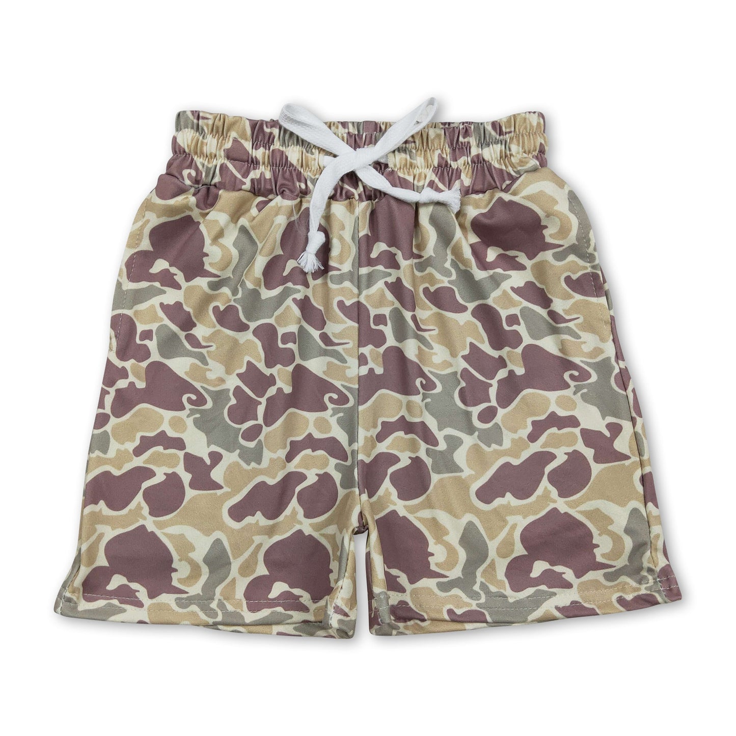 Khaki Camouflage Kinder Jungen Sommer-Shorts