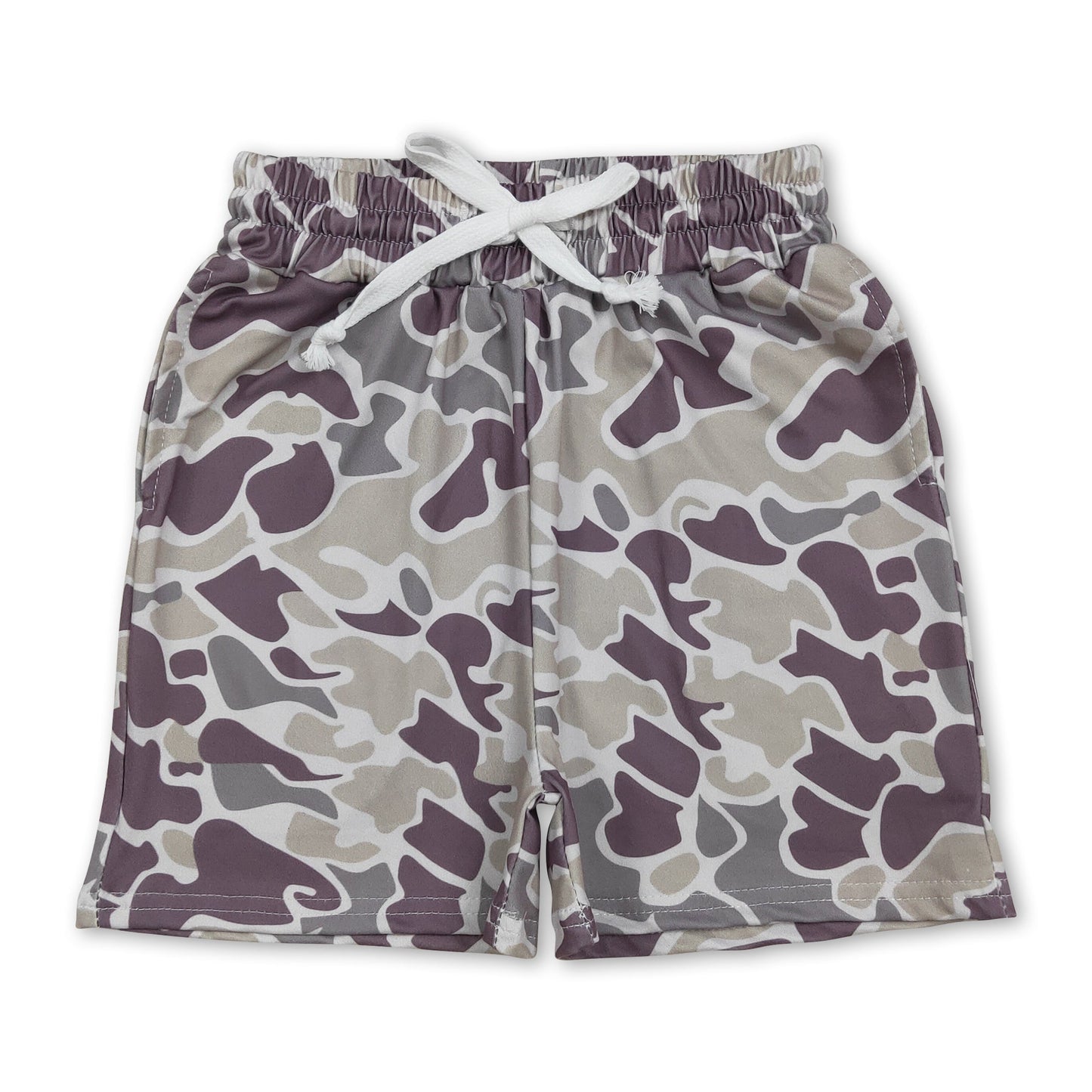 Camo-Shorts für Jungen mit Kordelzug für den Sommer