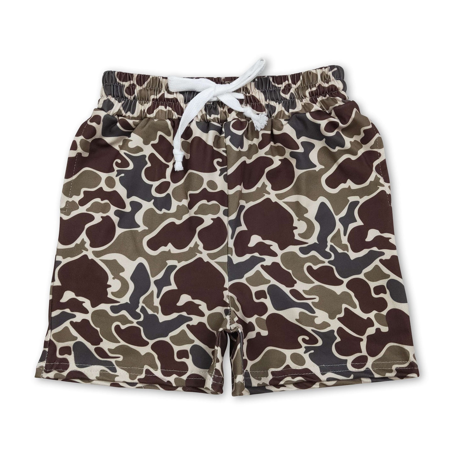 Braune Tarnmuster Kinder Jungen Sommer-Shorts
