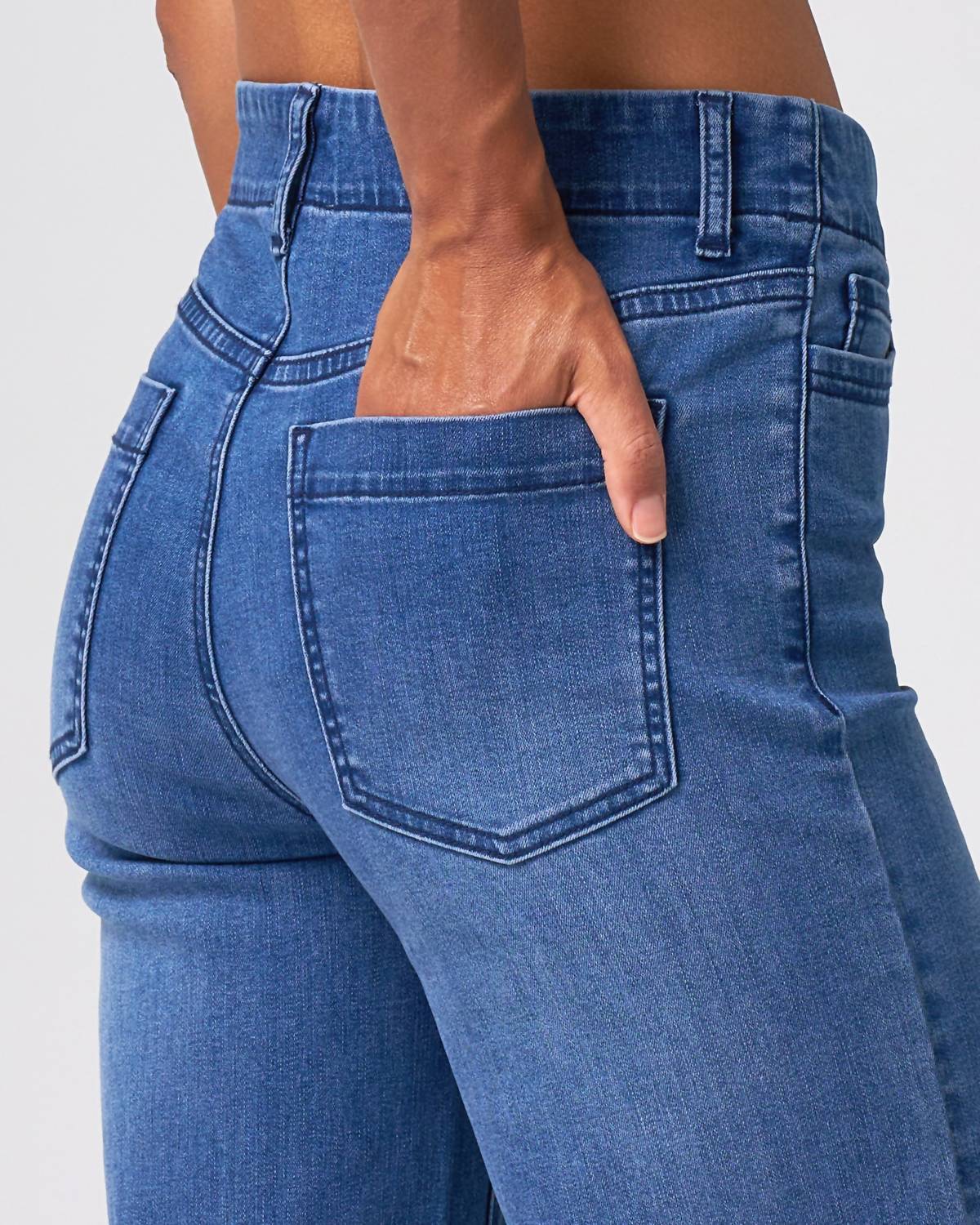 Mühelose Wide-Leg-Jeans