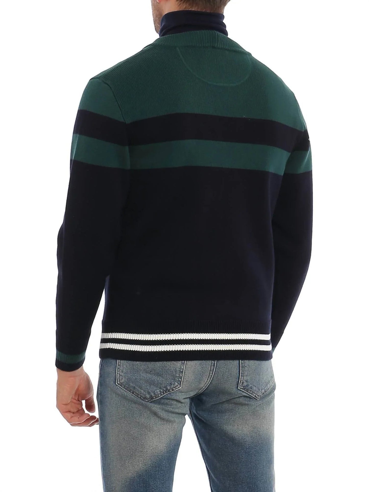 Cardigan mit V-Logo-Aufnäher
