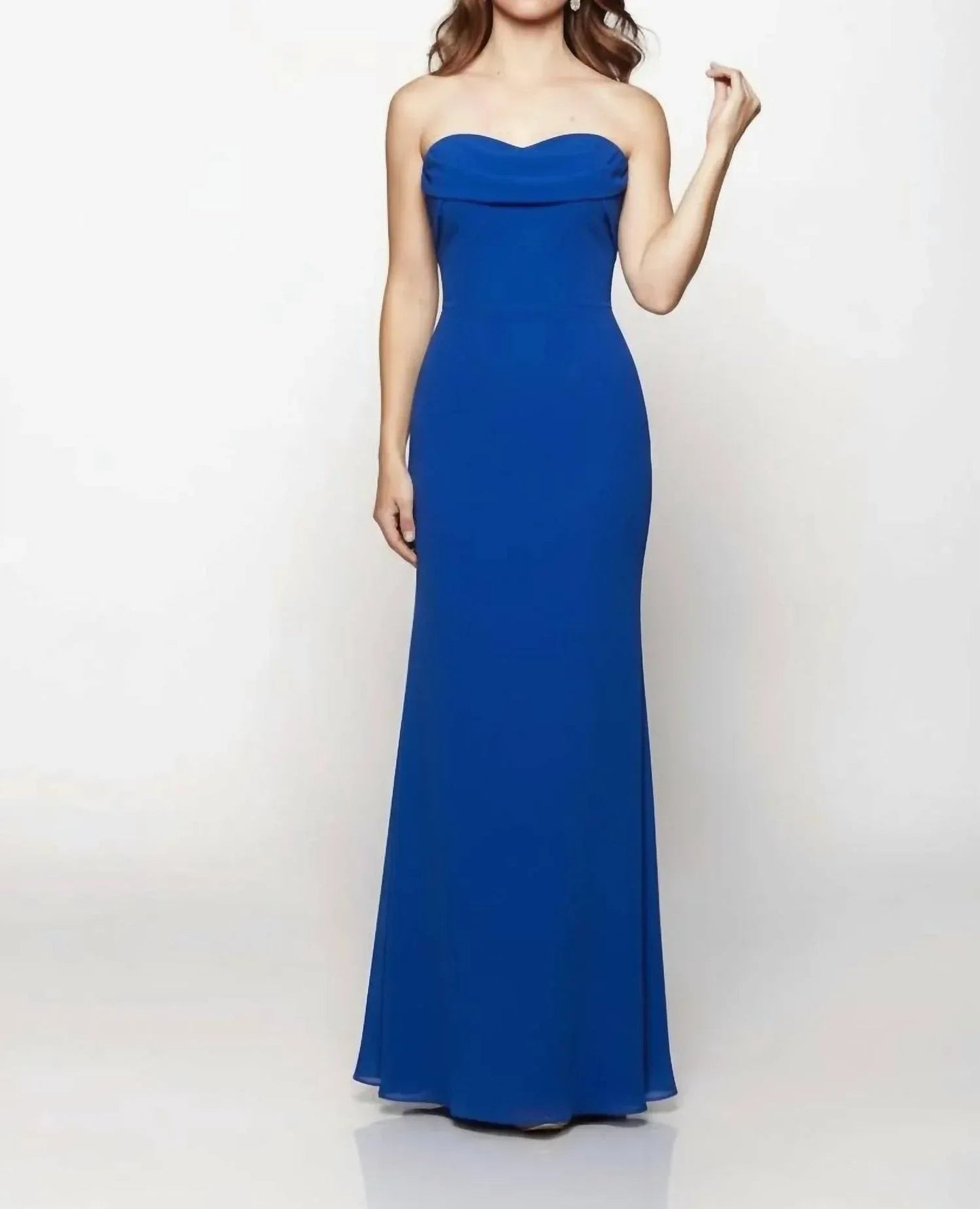 Flowing Cowl Neck Muse Maxi Dress