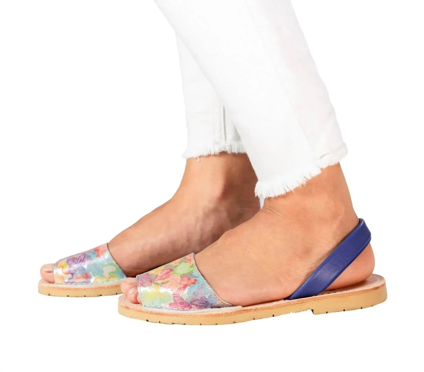 Avarca-Sandalen flach, schmal für Damen