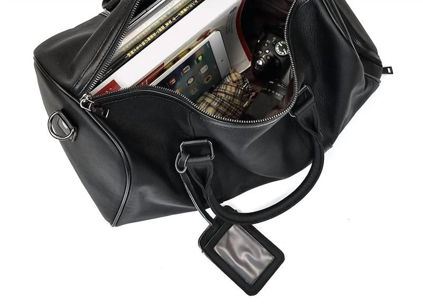 Men's Endre Weekender Vintage Leather Duffle Bag
