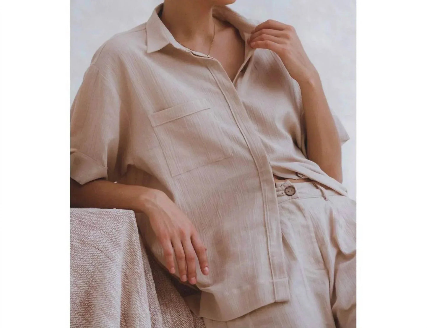 Otis Short Sleeve Linen Shirt
