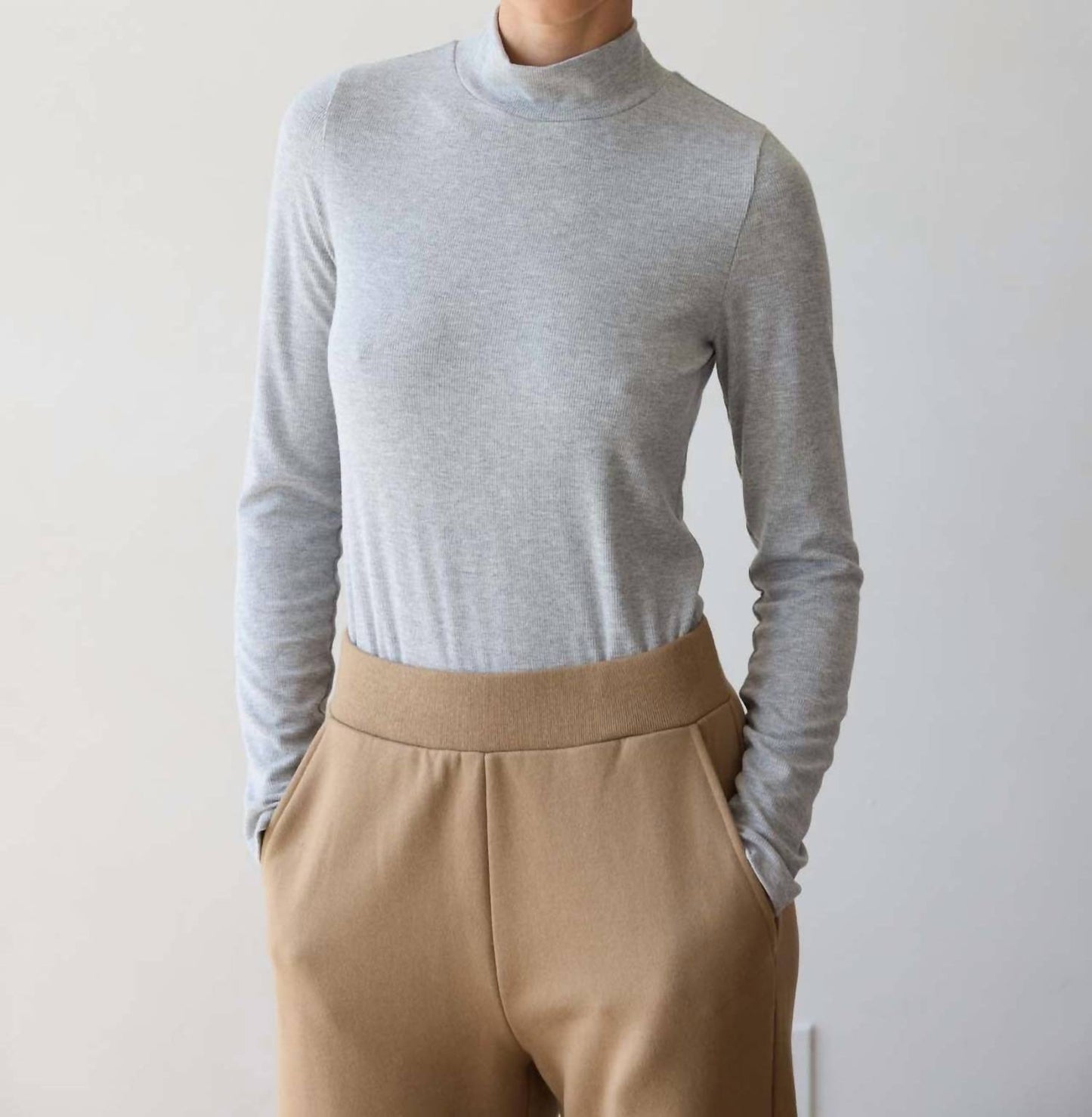 The Mock Neck Tee
