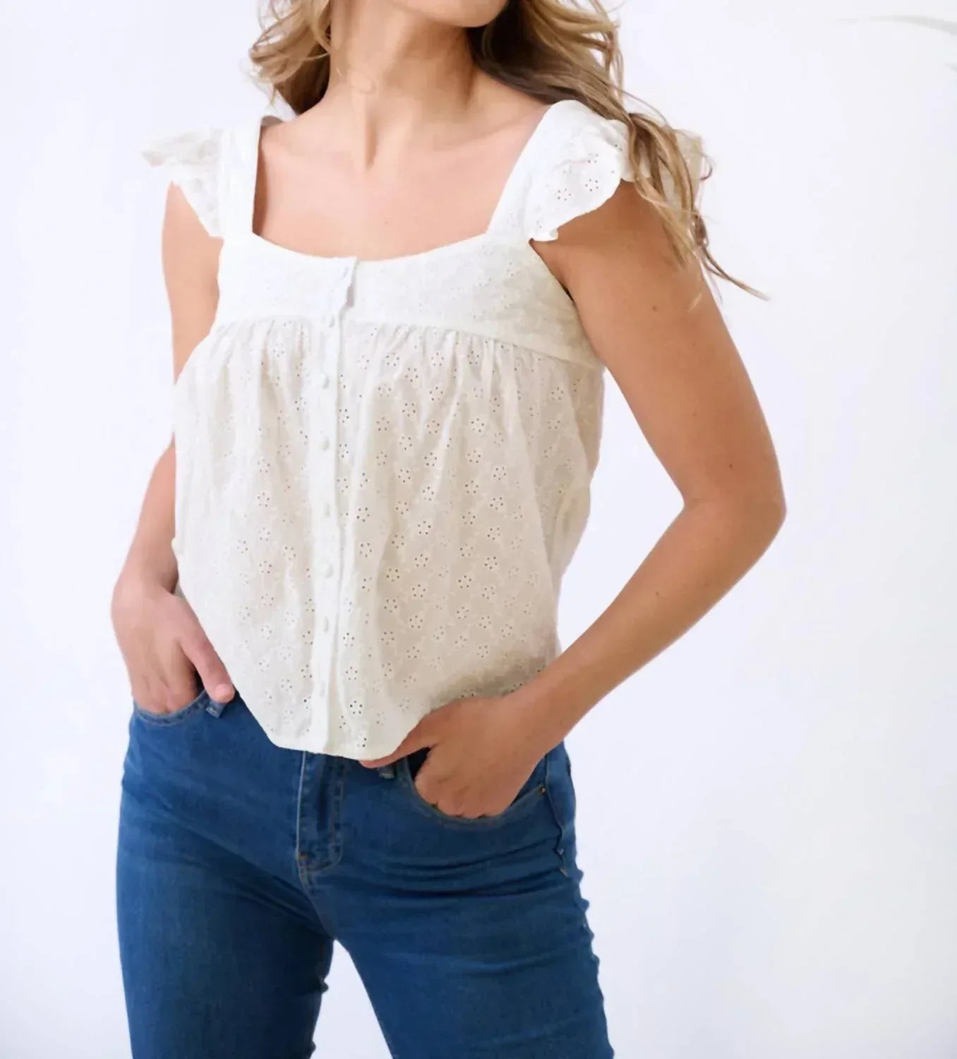 Lilly Flügelärmel-Tanktop