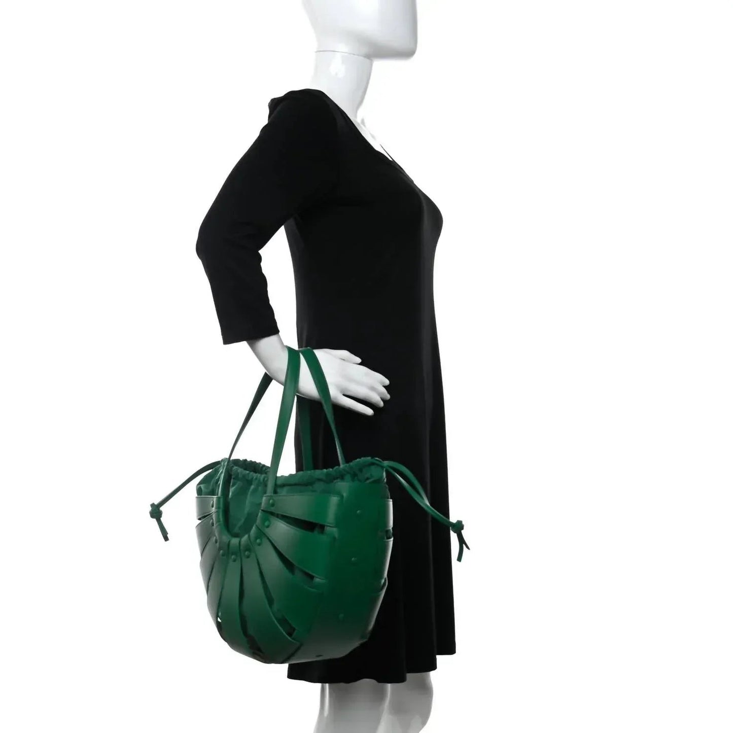 Women's French Calfskin Shell Shoulder Bag