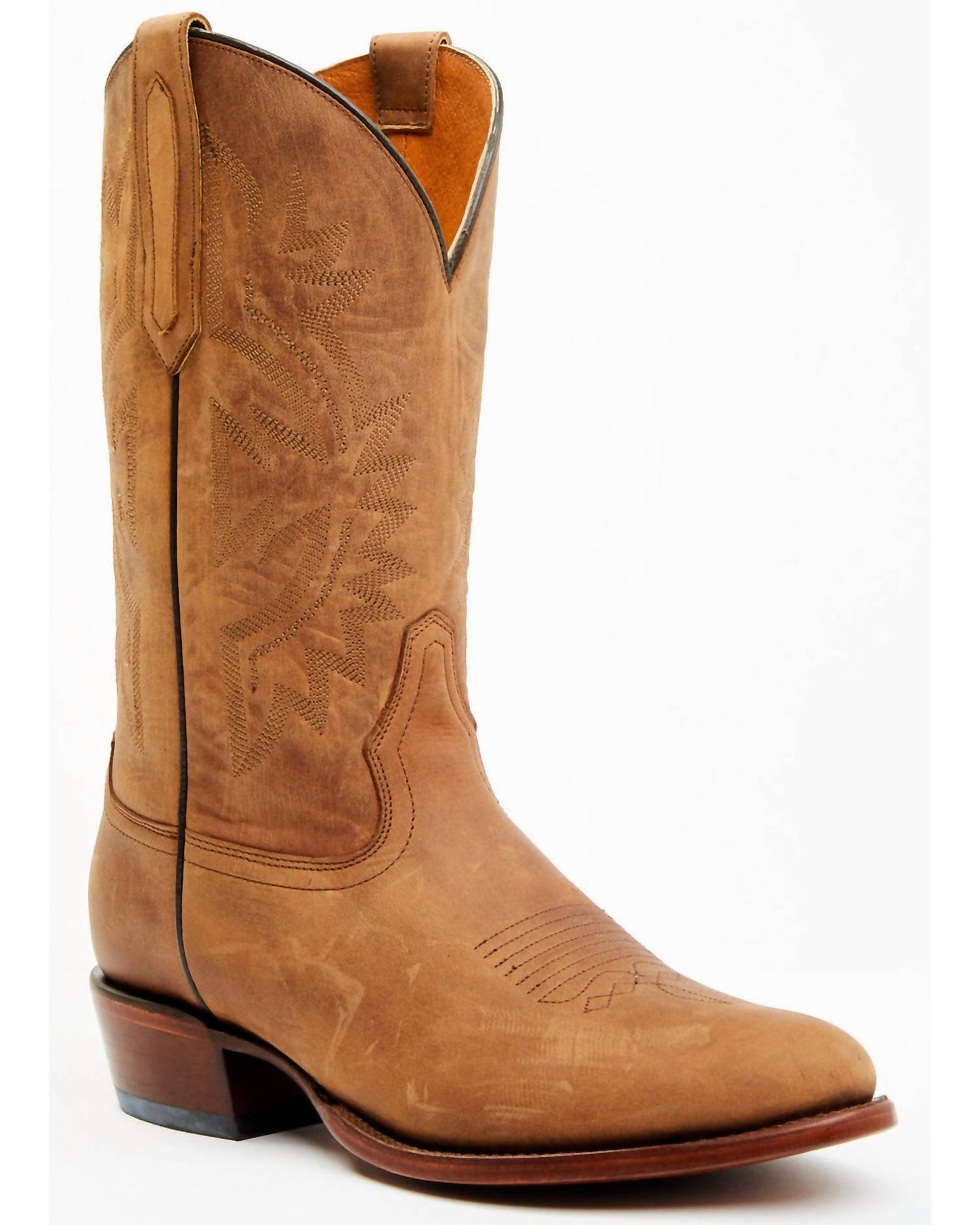 Herren Westernstiefel mit runder Zehenpartie