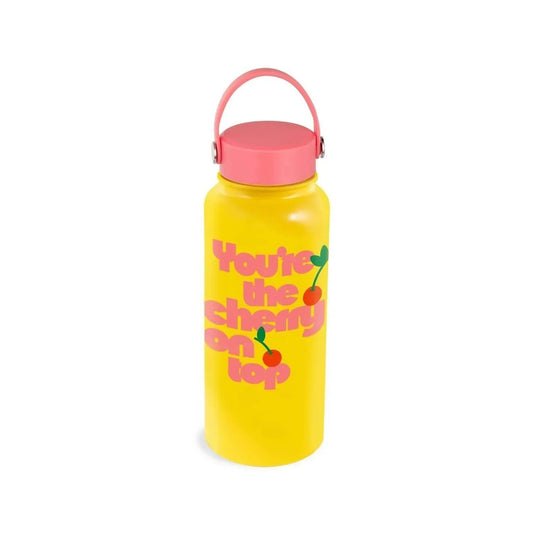 Unisex Edelstahl-Trinkflasche "Cherry On Top"