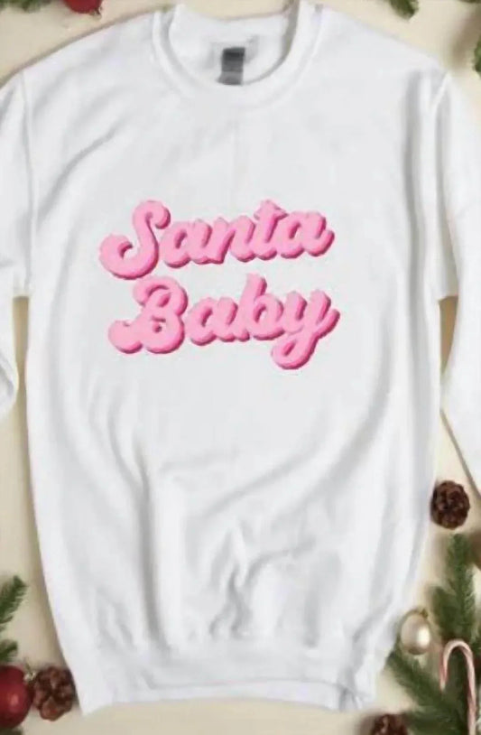 Women's Santa Baby Sweatshirt
