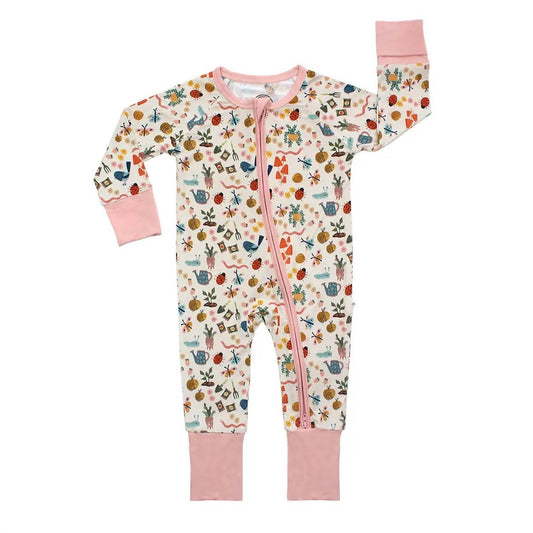 Baby's Pajama Convertible Footie Romper