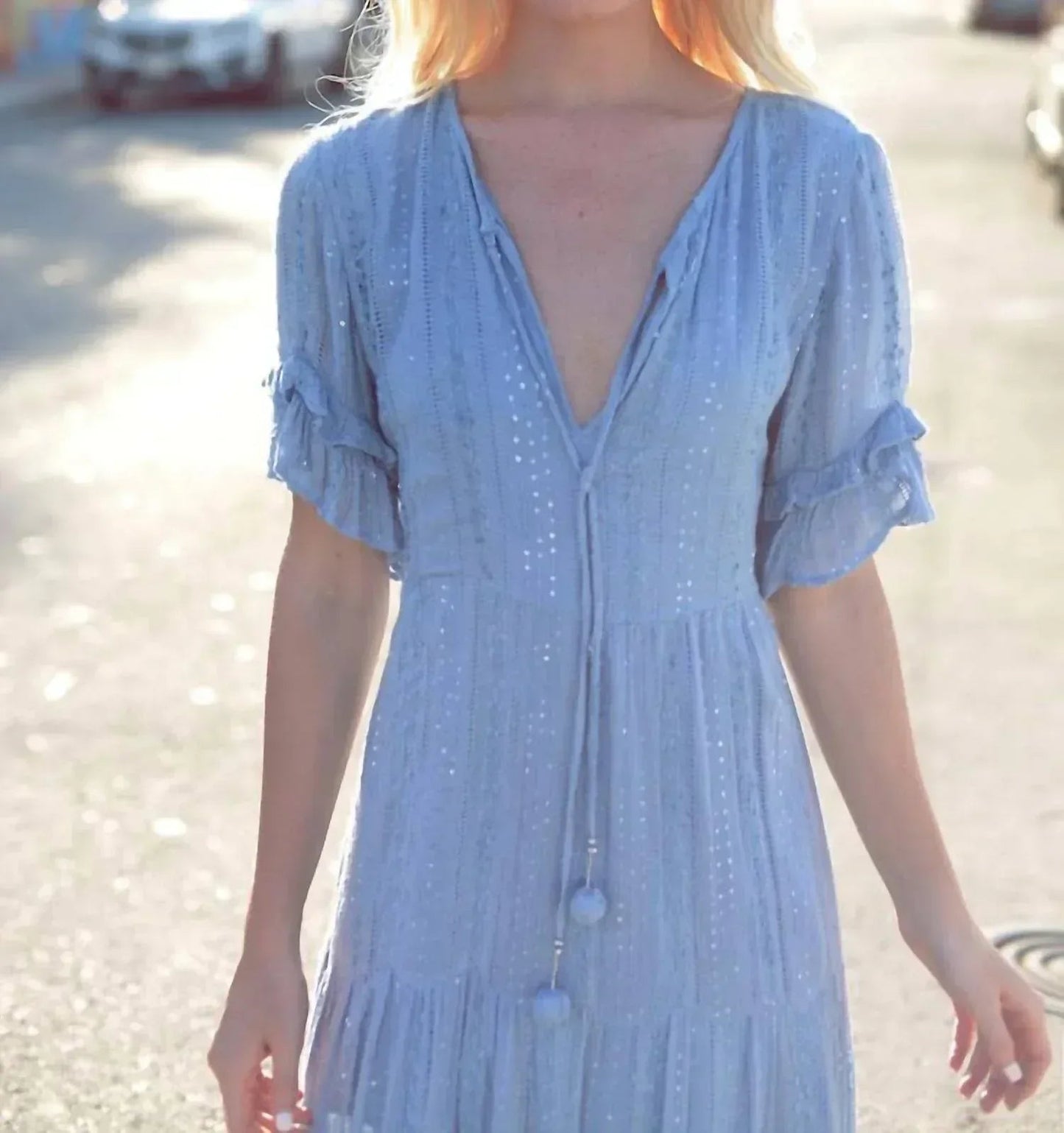 Periwinkle Shimmer Dress