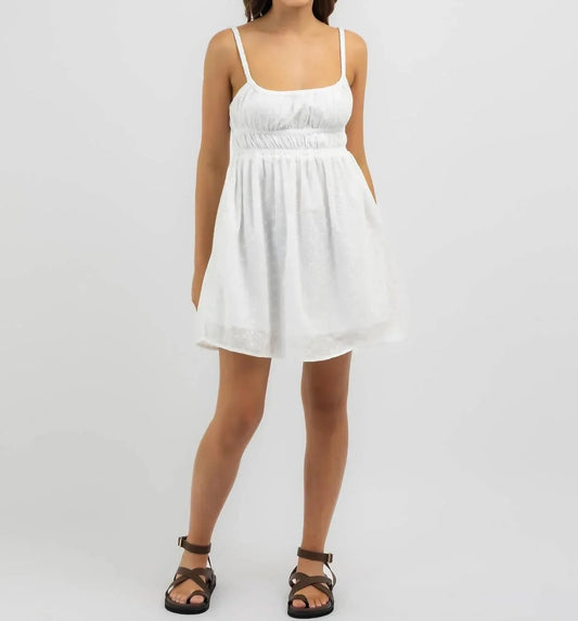 Fae Broderie Mini Dress