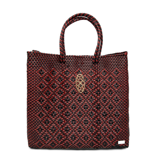 Women's Medium Handmade Aztec Shoulder Strap Tote Bag