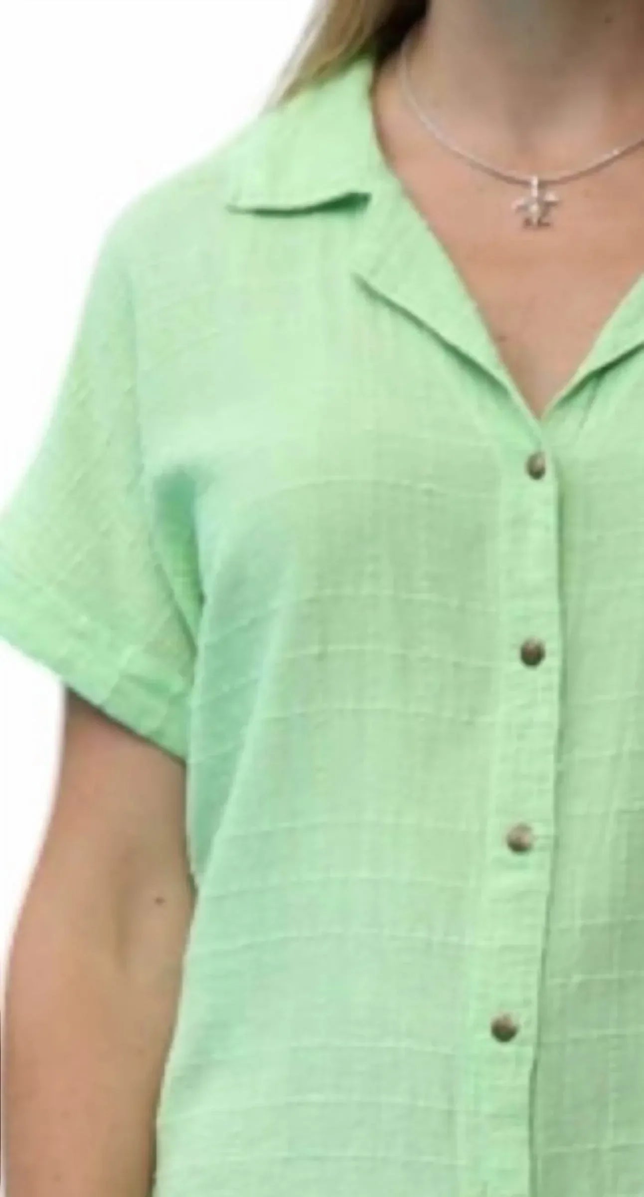 Ronnie Dotty Gauze Cotton Snap Shirt