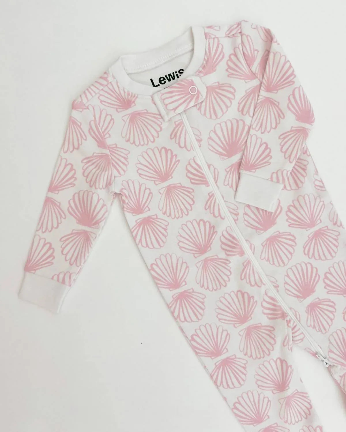 Baby Zip Scallop Sleeper