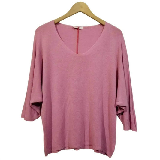 Women's Fine Knit Bat Sleeve Sweater