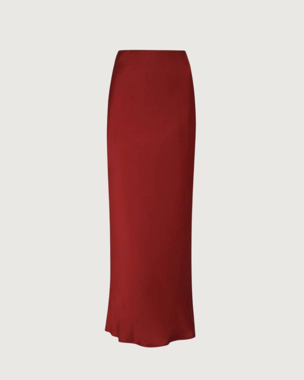 Bias Cut Maxi Skirt