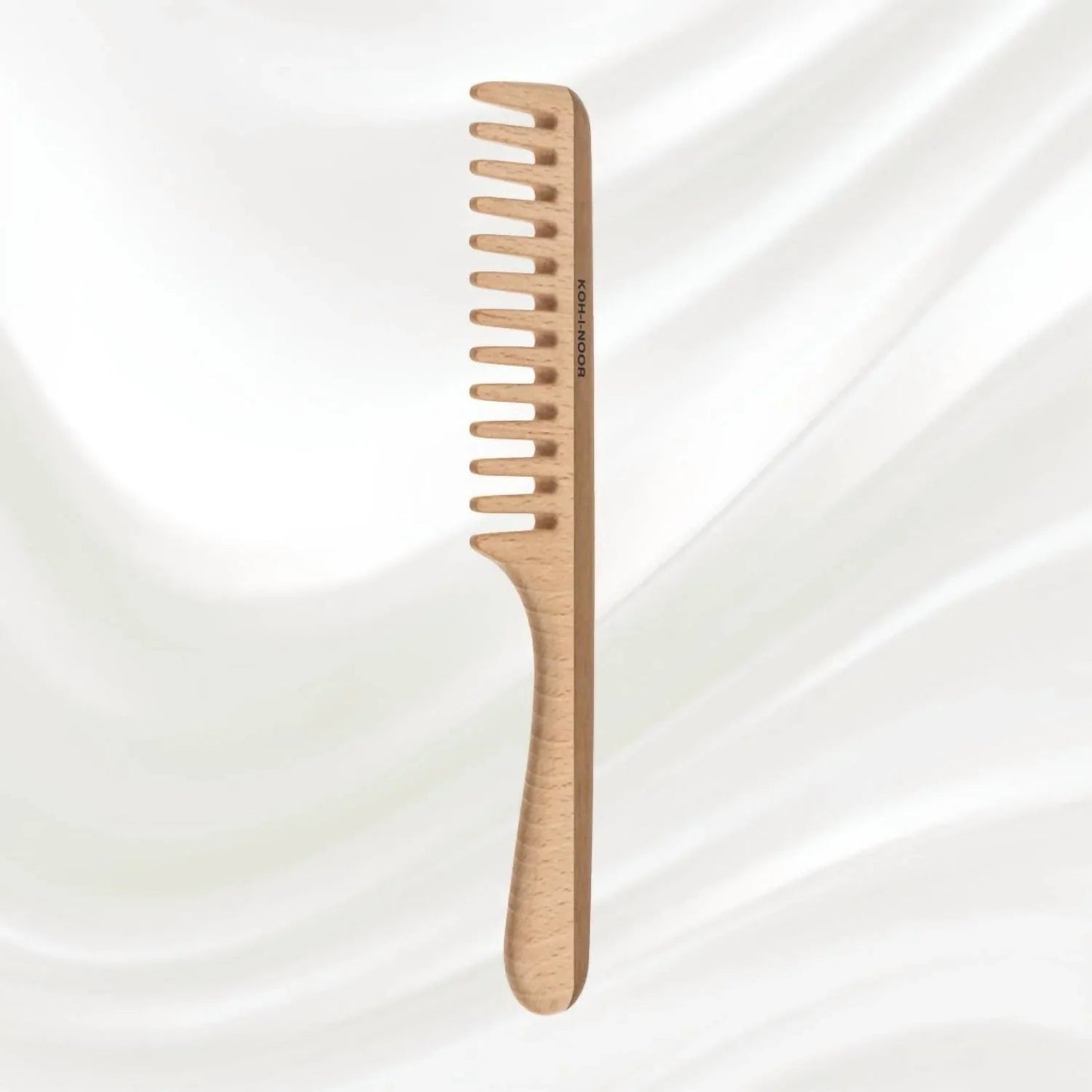 Damen-Kamm aus Legno-Buche und Kotibe-Holz mit breiten Zinken
