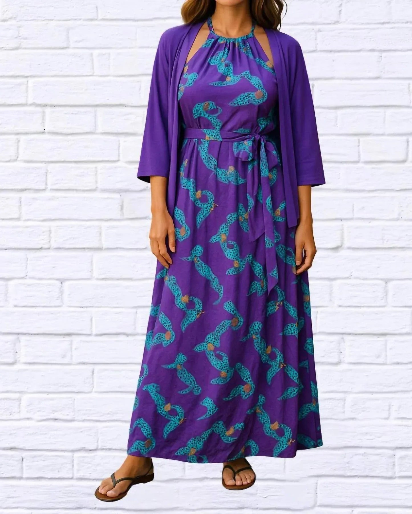 Sibella Maxi Chiffon Dress