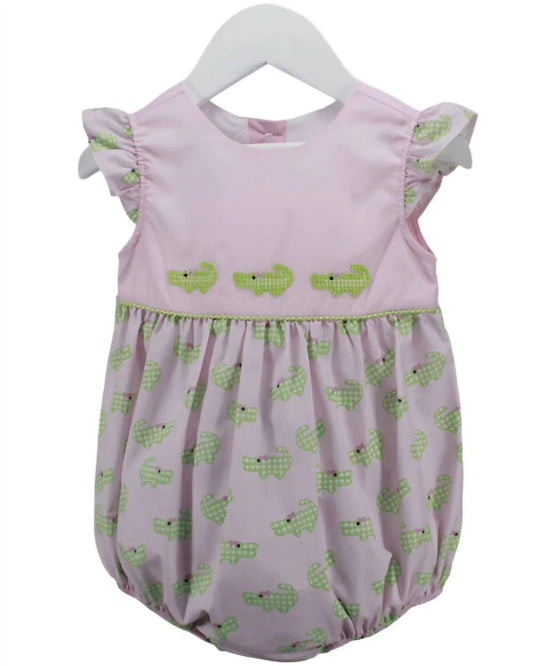 Baby Crocodile Print Mary Bubble