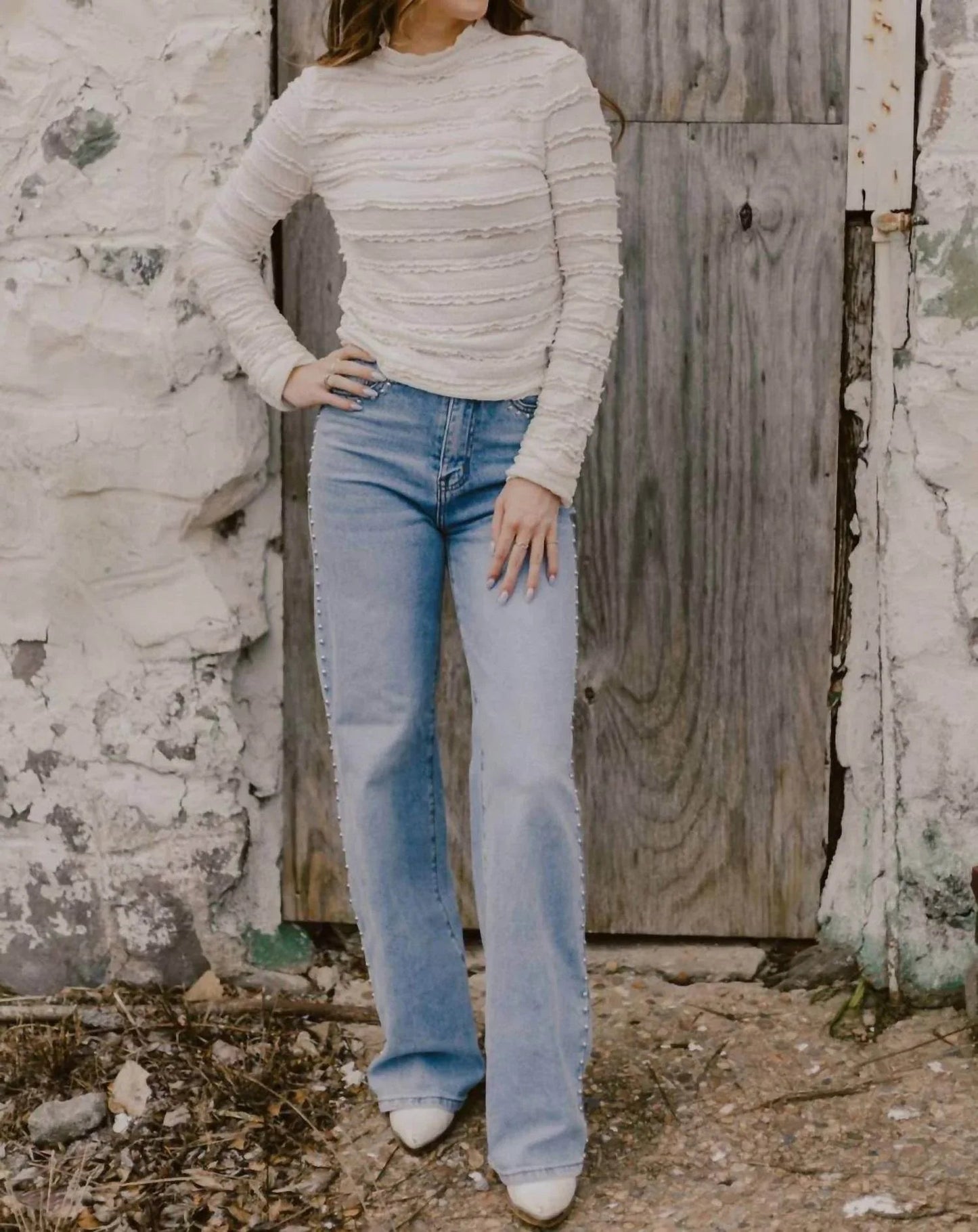 Stud Me Straight Leg Jeans