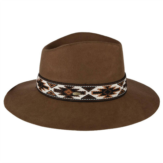 Women's Dona Aztec Band Felt Hat