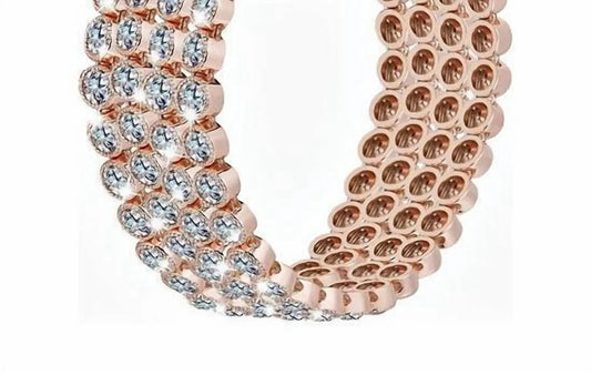 Women's Rhinestone Beaded Apple Watch Band
