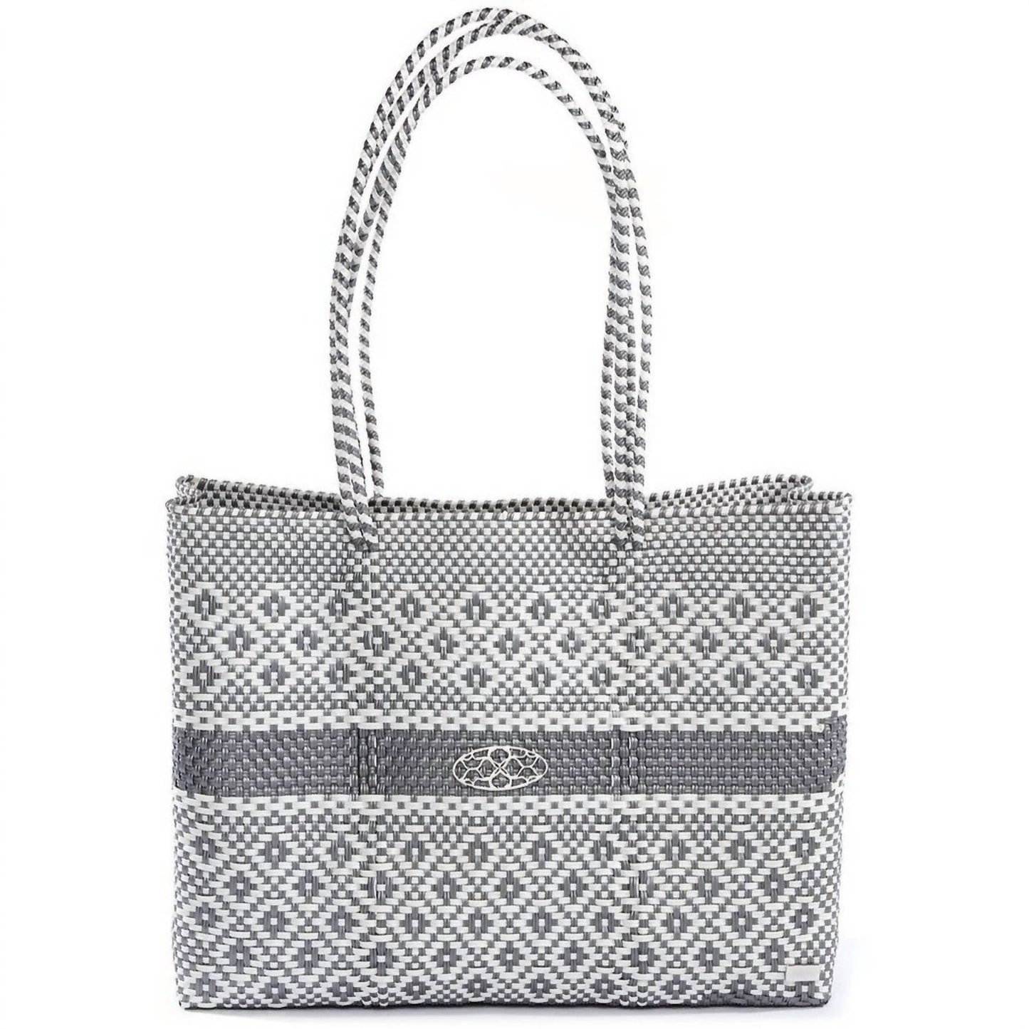 Damen Reise Handgemachte Aztec Streifen Tragetasche mit Clutch
