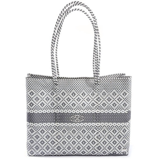 Women's Travel Handmade Aztec Stripe Tote Bag With Clutch