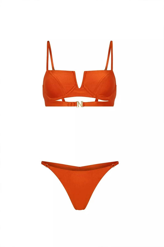 Era Brassiere-like Bikini Top And Bottom Set