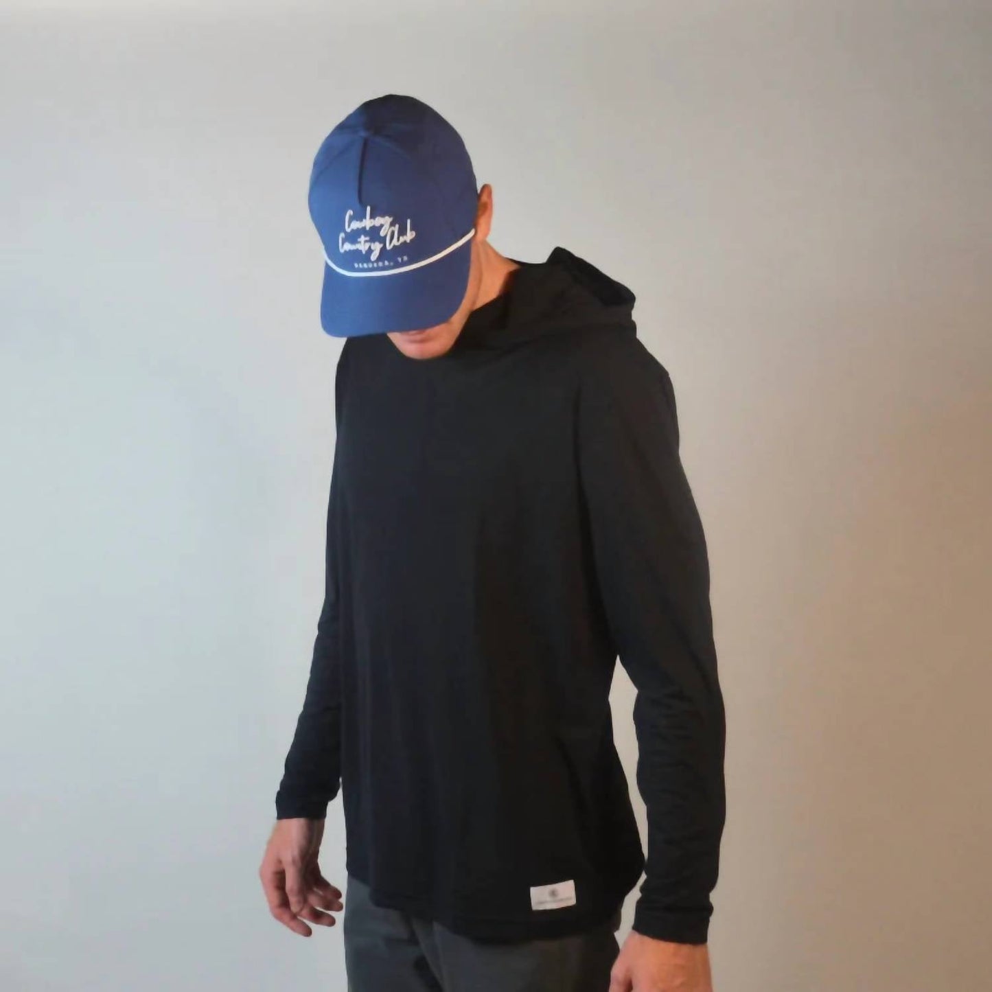 Leichter Premium Performance Strick-Kapuzenpullover
