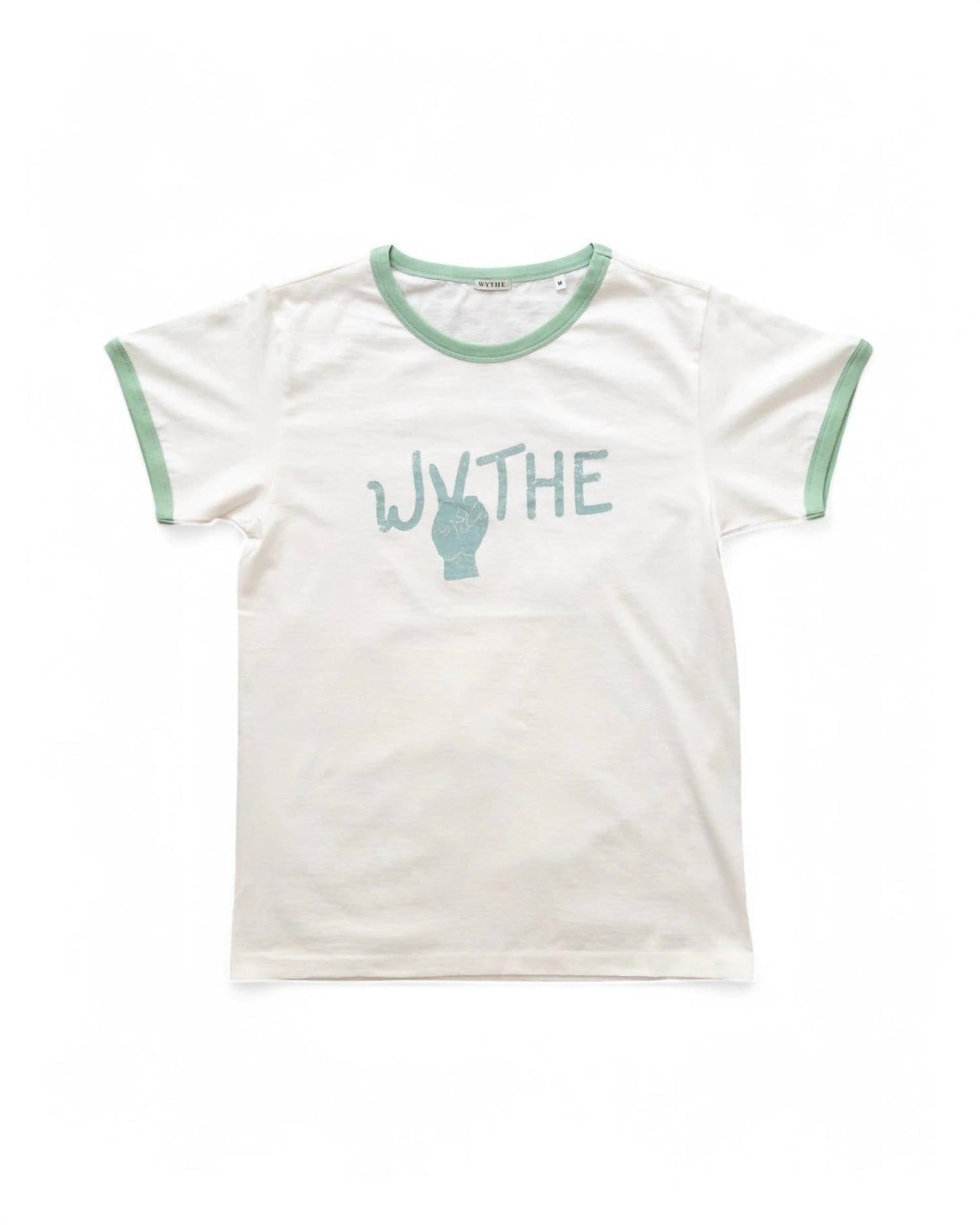 Herren Peace Ringer T-Shirt mit Print