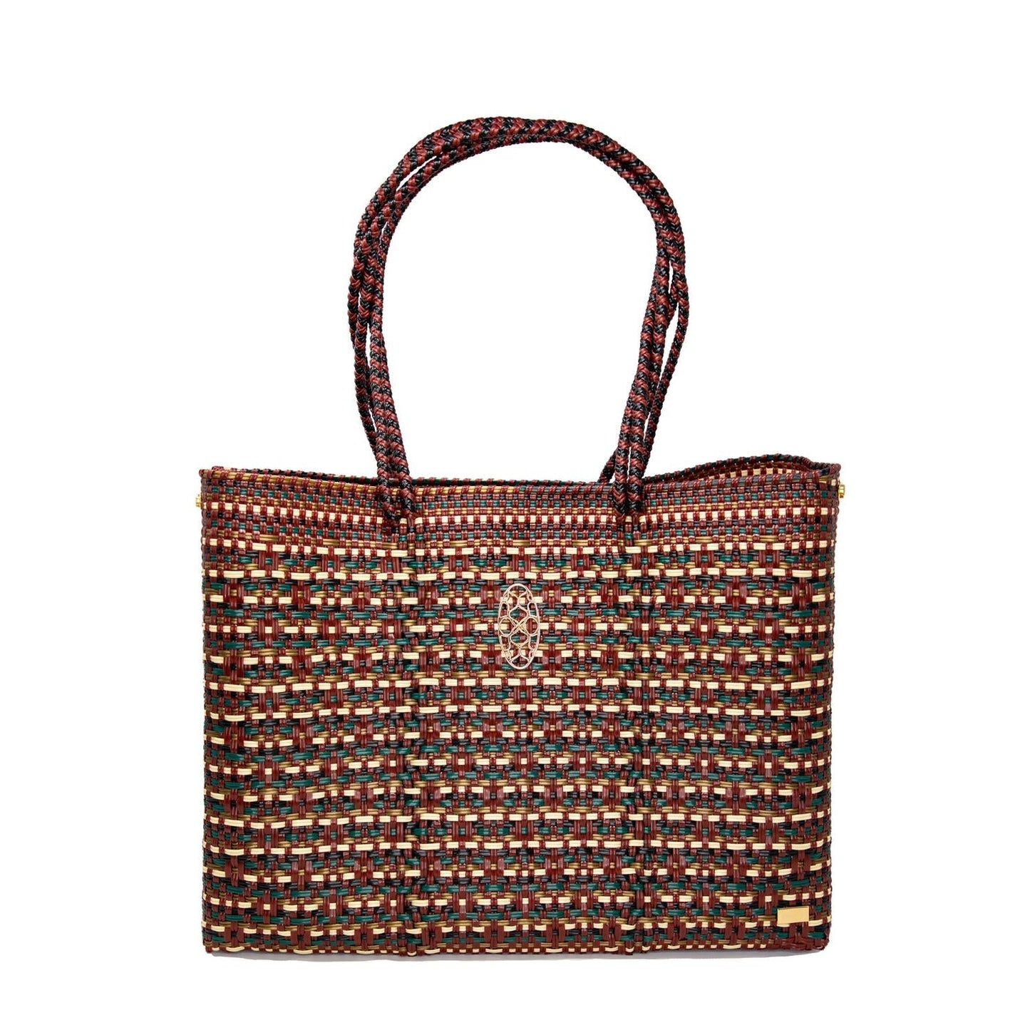 Gewebte Reisetasche für Damen mit Clutch